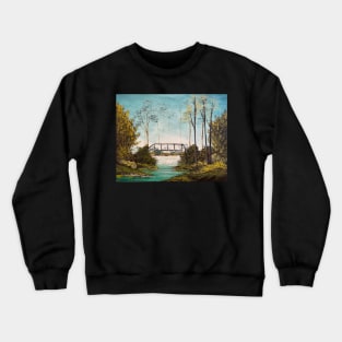 Secluded Bridge Crewneck Sweatshirt